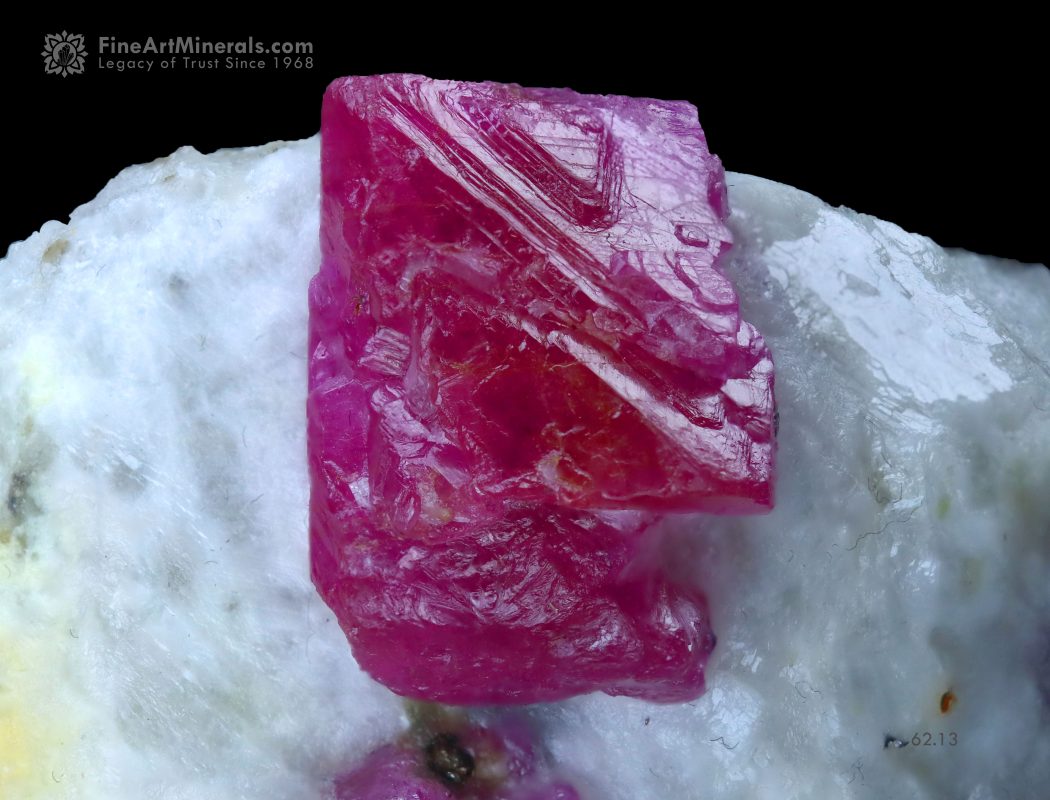 Ruby Crystal on Feldspar