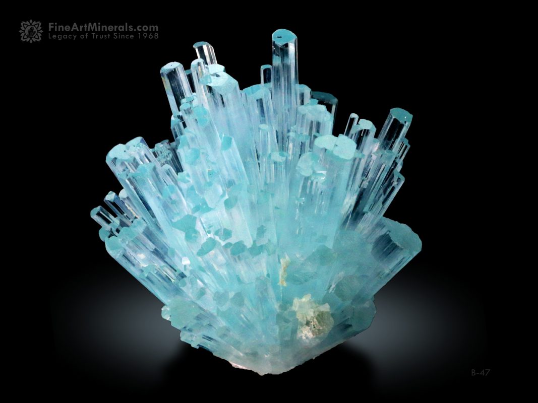 Aquamarine Cluster with Albite