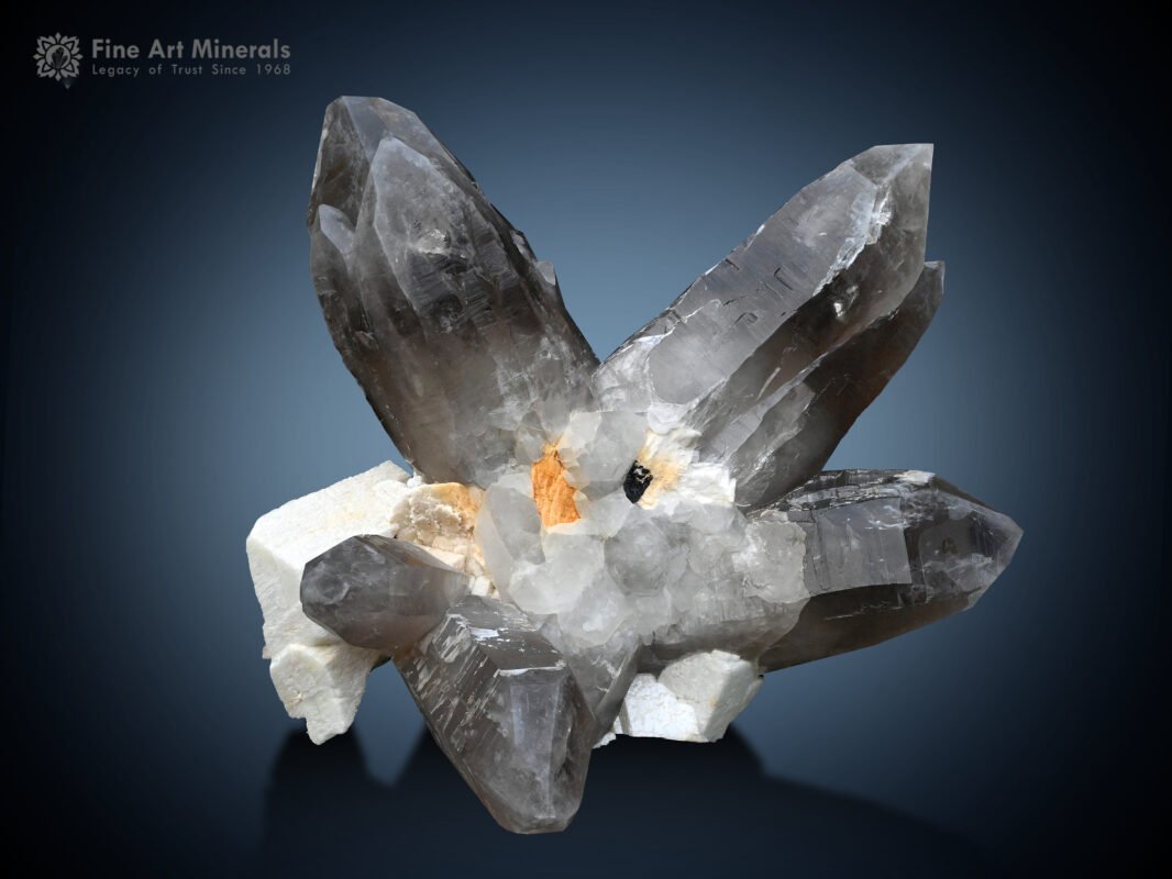 Star Quartz on Feldspar Matrix from Pakistan