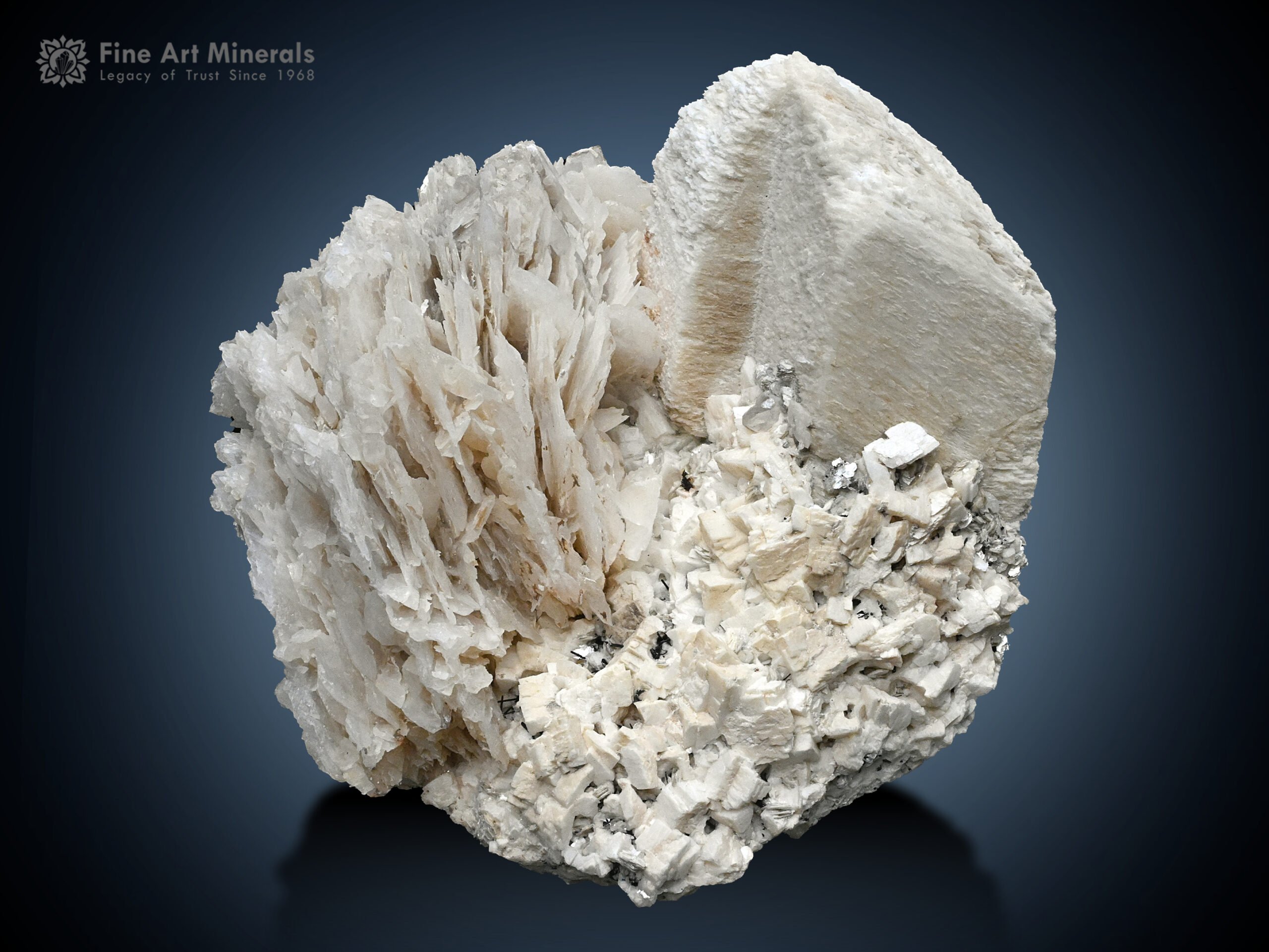 Calcite Flower with Feldspar from Skardu Pakistan