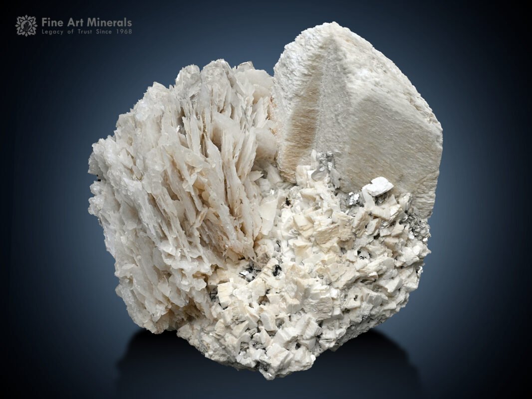 Calcite Flower with Feldspar from Skardu Pakistan