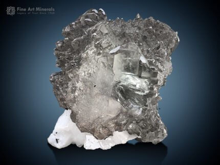 Bi Colour Fluorite on Matrix from Nagar Pakistan