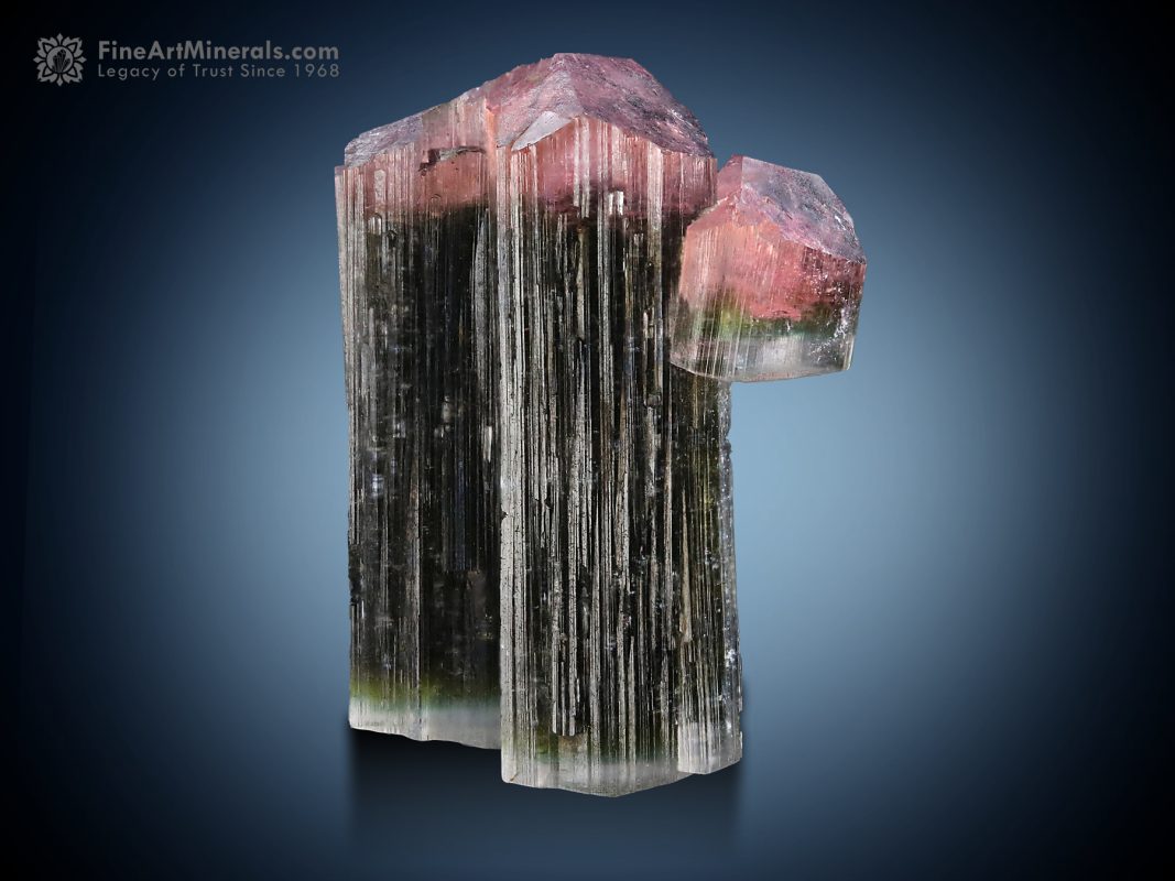 Tri Color Tourmaline Crystal