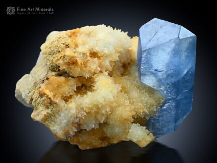 Celestine with Calcite from Afghanistan
