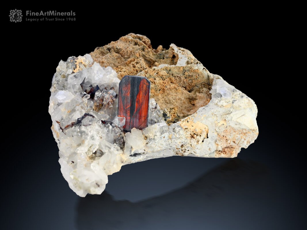 Phantom included Brookite with Quartz on Matrix from Baluchistan Pakistan
