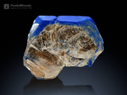 Hauyne var. Lazurite Pseudomorphing After Phlogopite