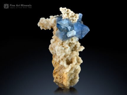 Celestine with Calcite from Afghanistan