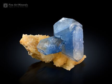 Celestine with Calcite from Afghanistan