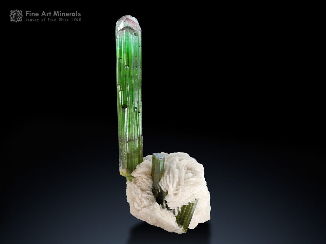 Tourmaline with Lepidolite from Paprok Afghanistan