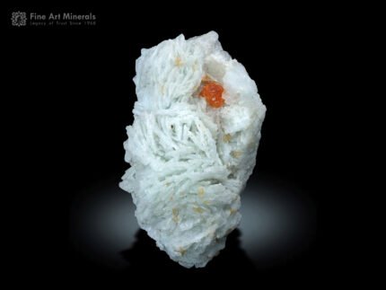 Orange Garnet on Cleavelandite from Afghanistan