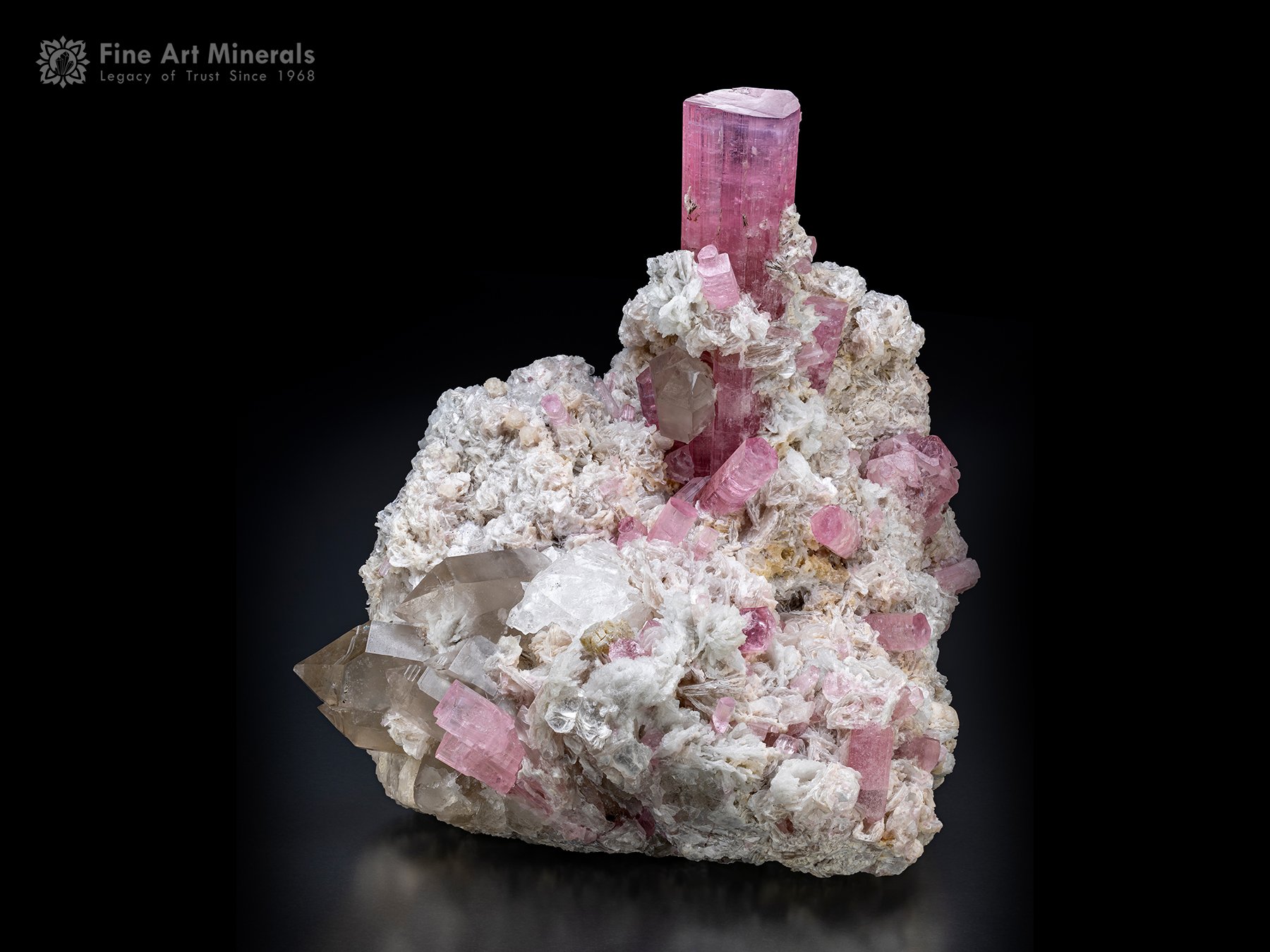 Tourmaline with Quartz from Nuristan Afghanistan