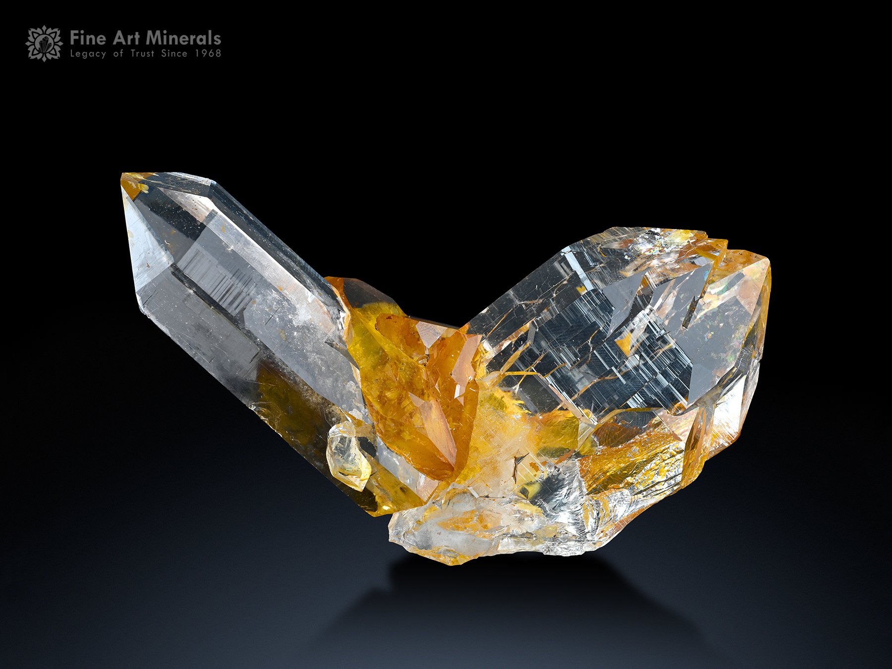 Quartz with Iron layer from Pakistan