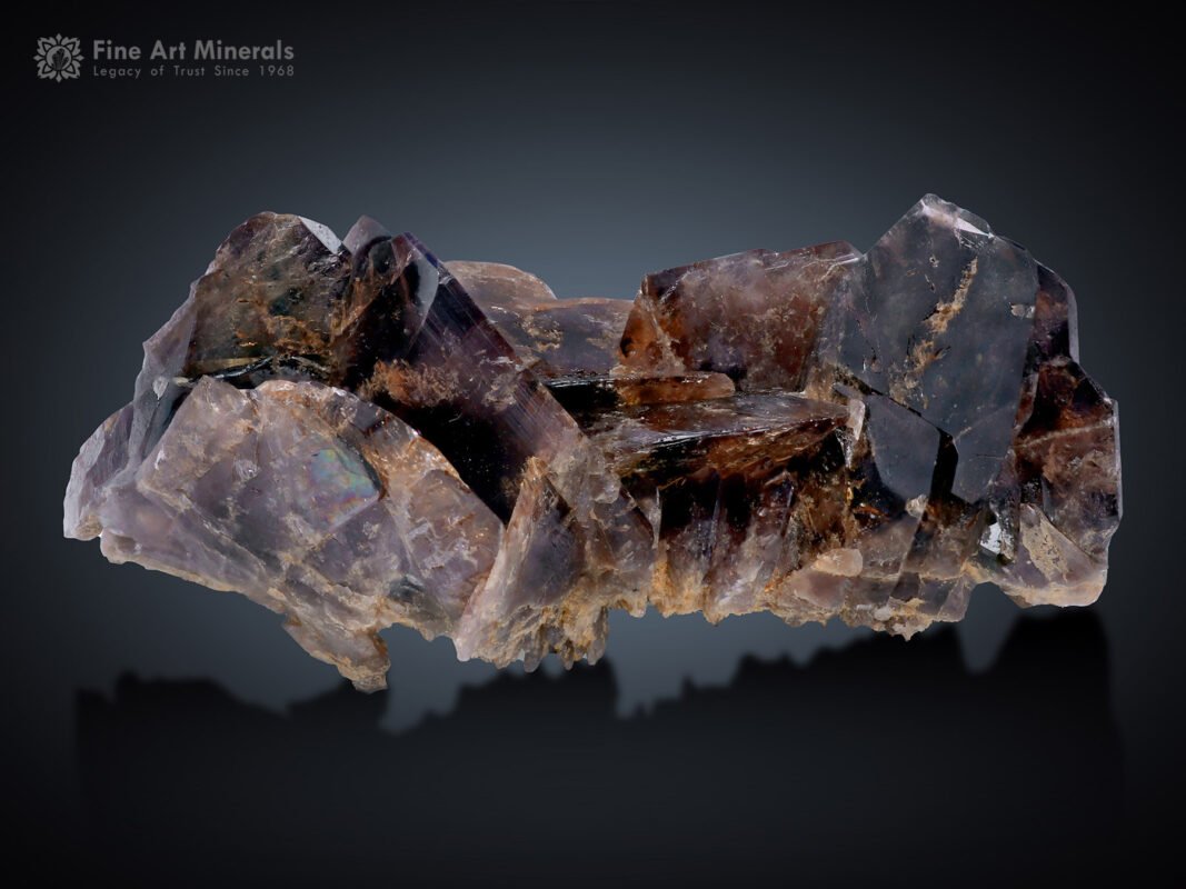 Axinite Cluster from Baluchistan Pakistan