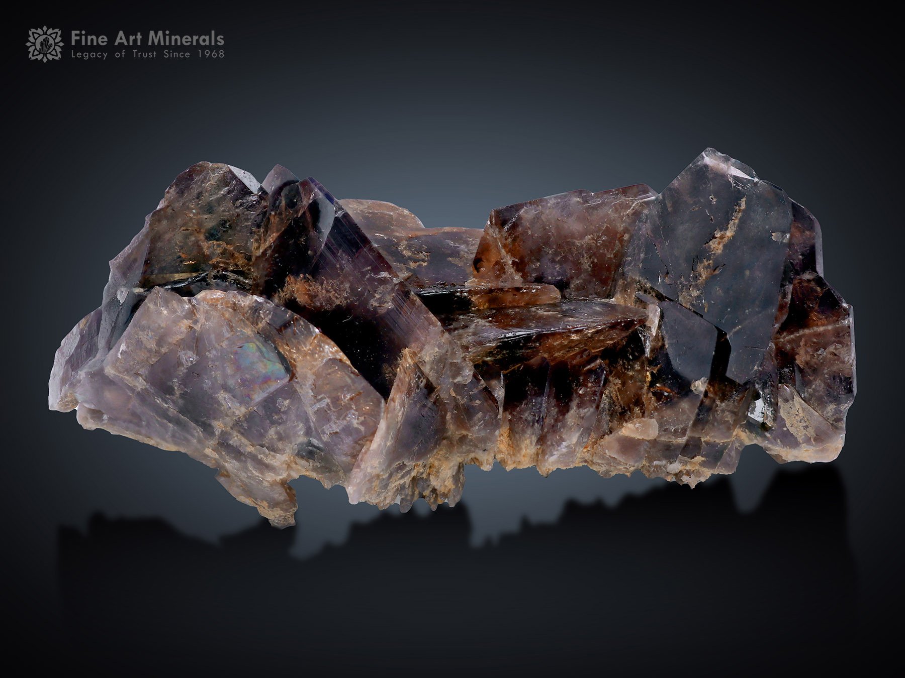 Axinite Cluster from Baluchistan Pakistan