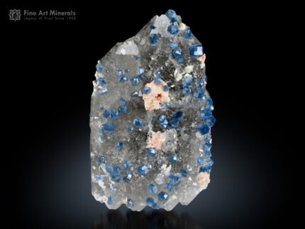 Fluorapatite on Quartz from Brazil