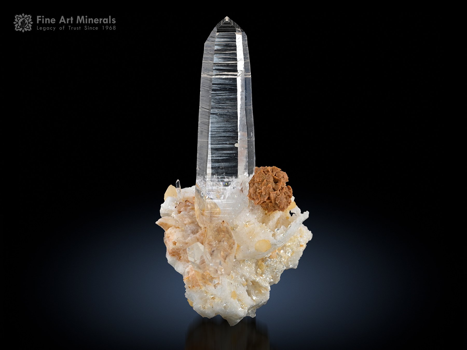 Quartz with Limonite from Pakistan