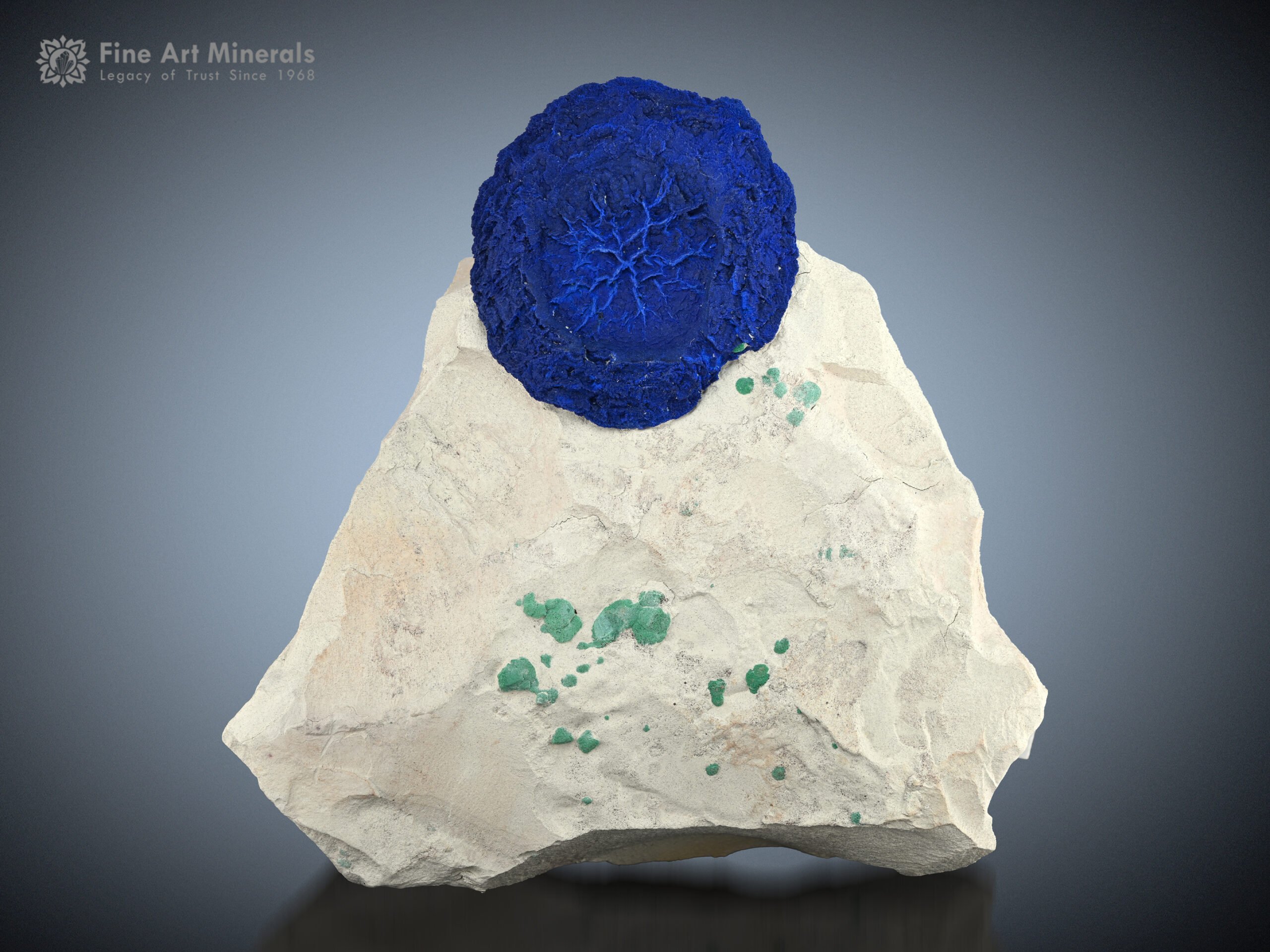 Azurite Ball on Matrix from Australia