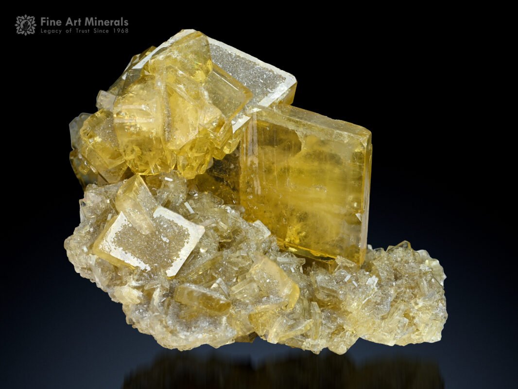 Barite on Matrix from Nevada USA
