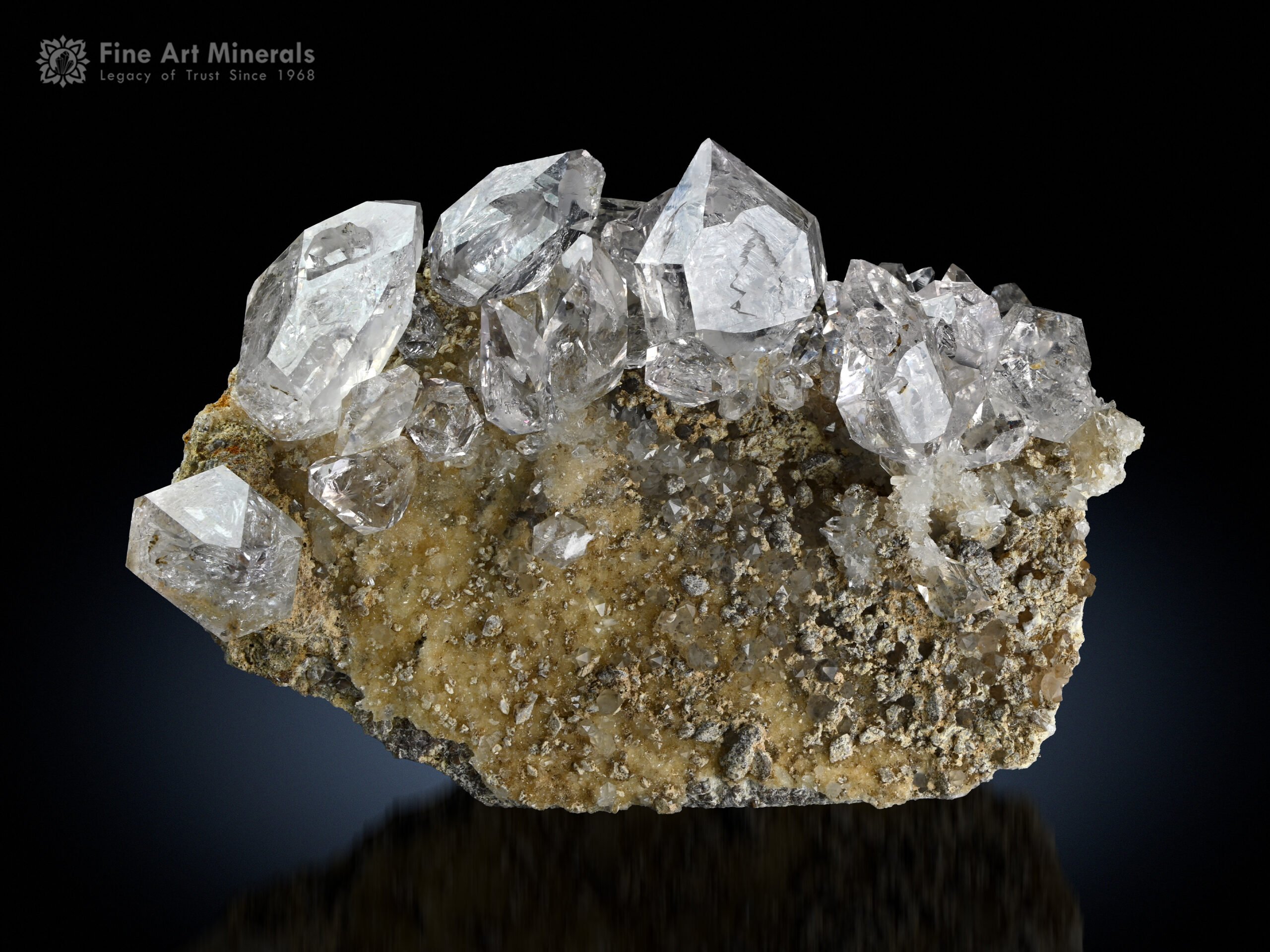 Quartz cluster on Matrix from Pakistan