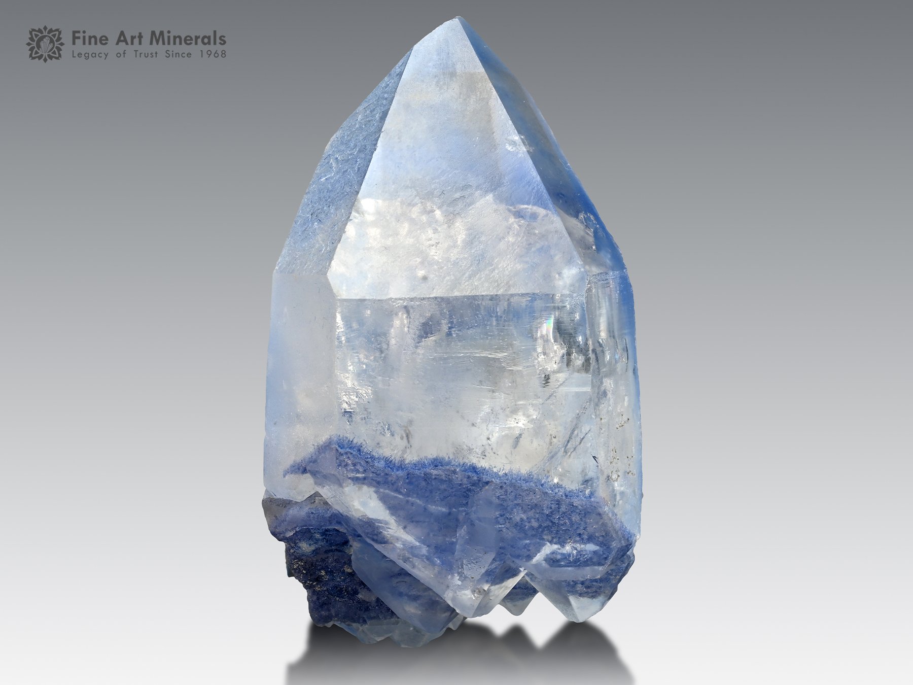 Dumortierite Included Quartz from Brazil