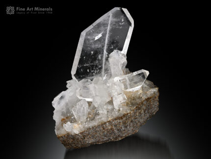 Faden Quartz on Matrix from Pakistan