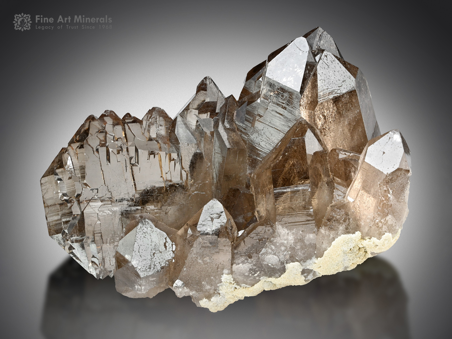 Smoky Gwindel Quartz from Switzerland