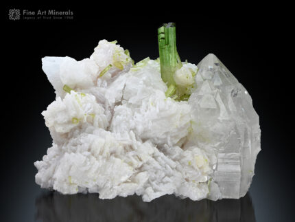 Tourmaline with Quartz and Vitaniemiite from Pakistan
