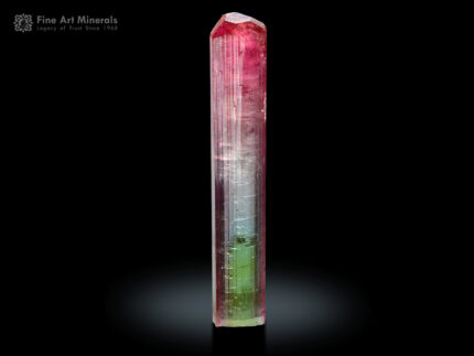 Bi Color Tourmaline Crystal from Cruzeiro Mine Brazil