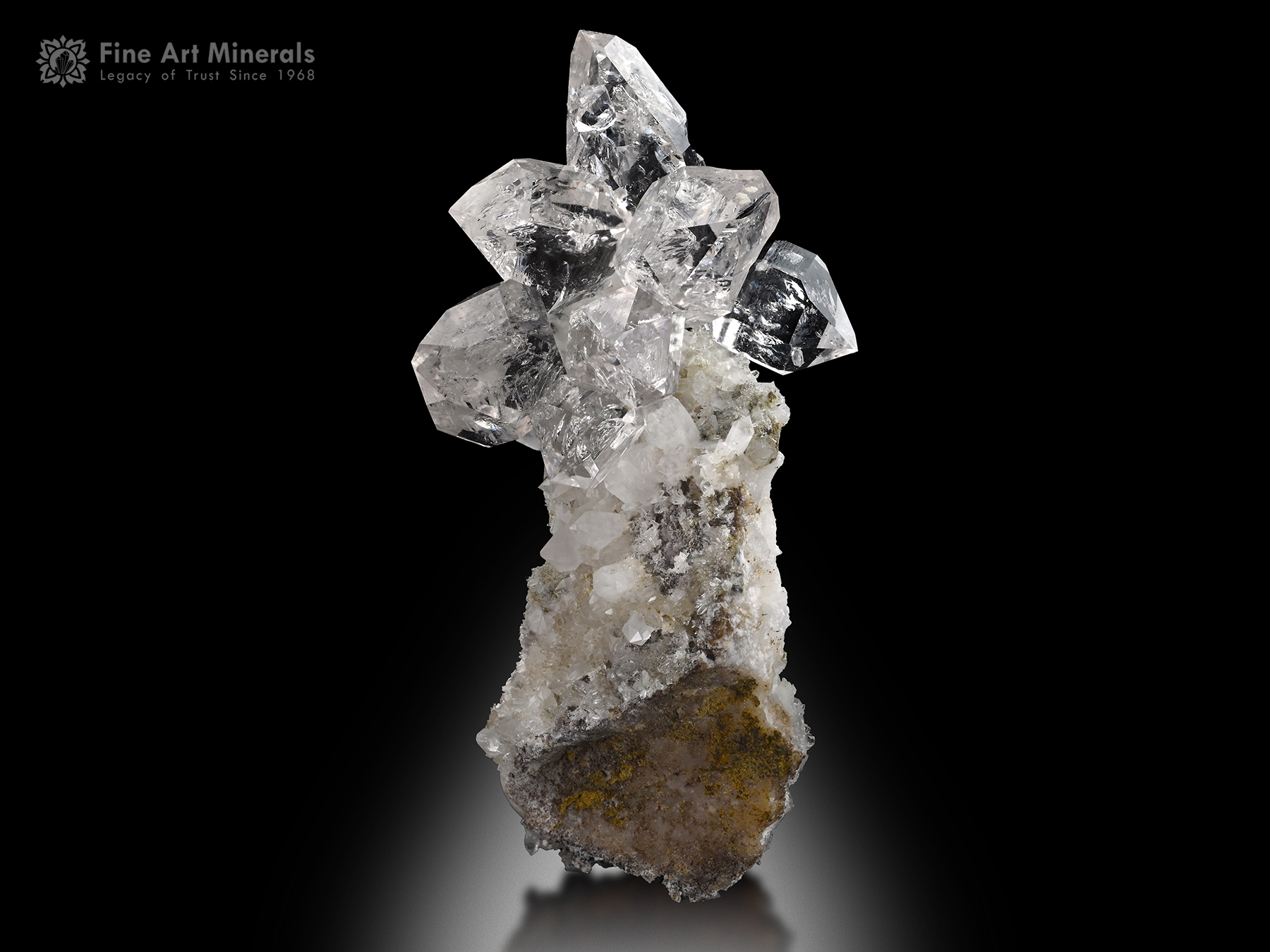 Quartz cluster on Matrix from Skardu Pakistan