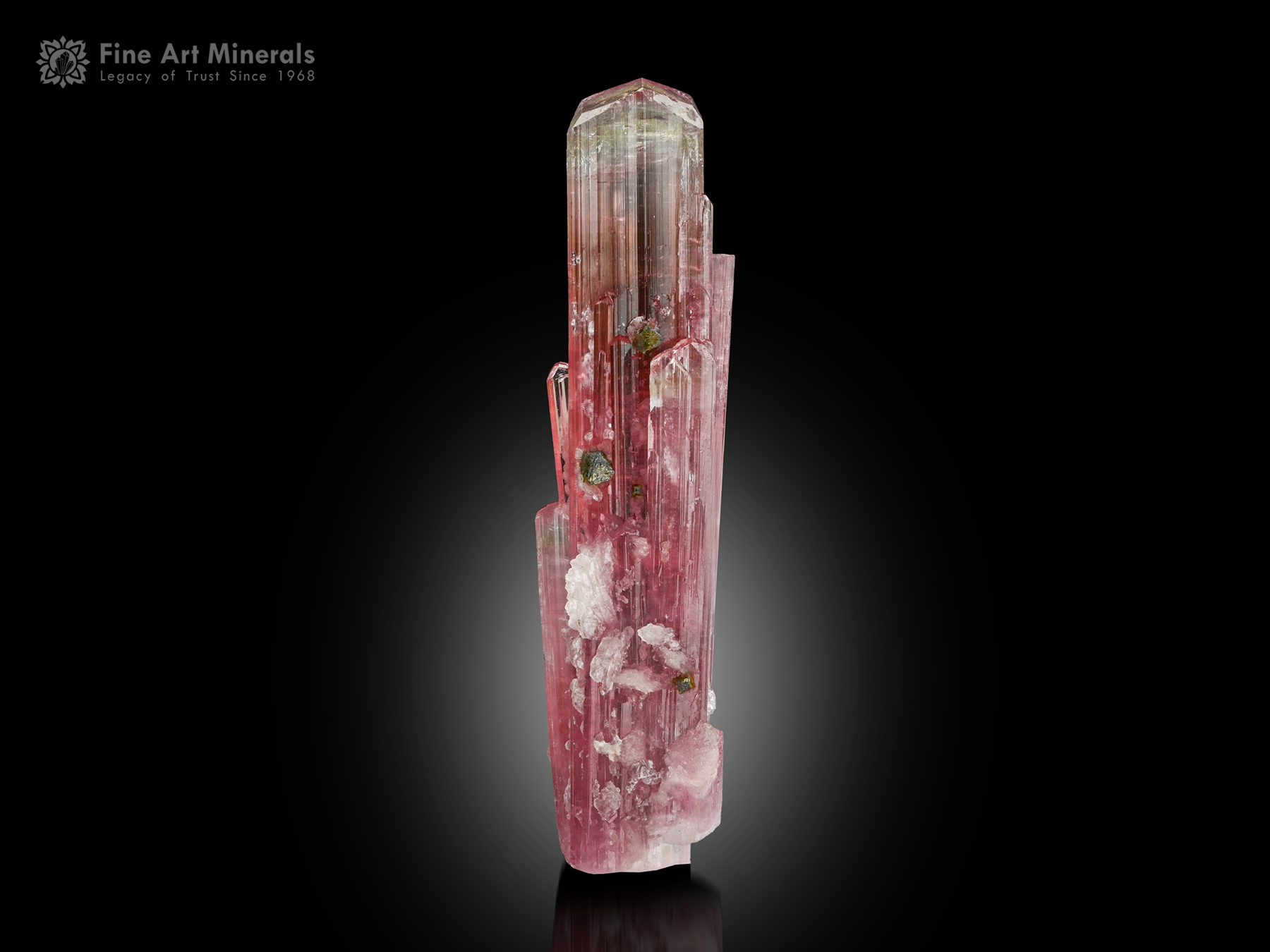 Tourmaline with Pyrite from Afghanistan