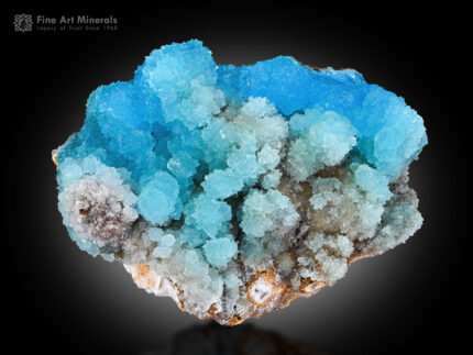 Hemimorphite on Matrix from China