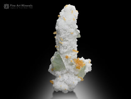 Herderite with Childrenite on Albite from Pakistan