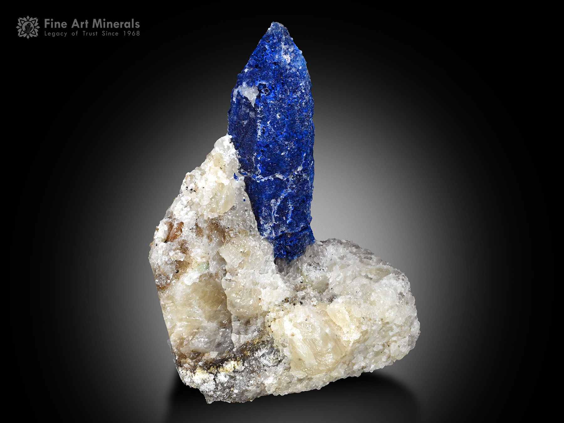 Afghanite with Pyrite on Matrix