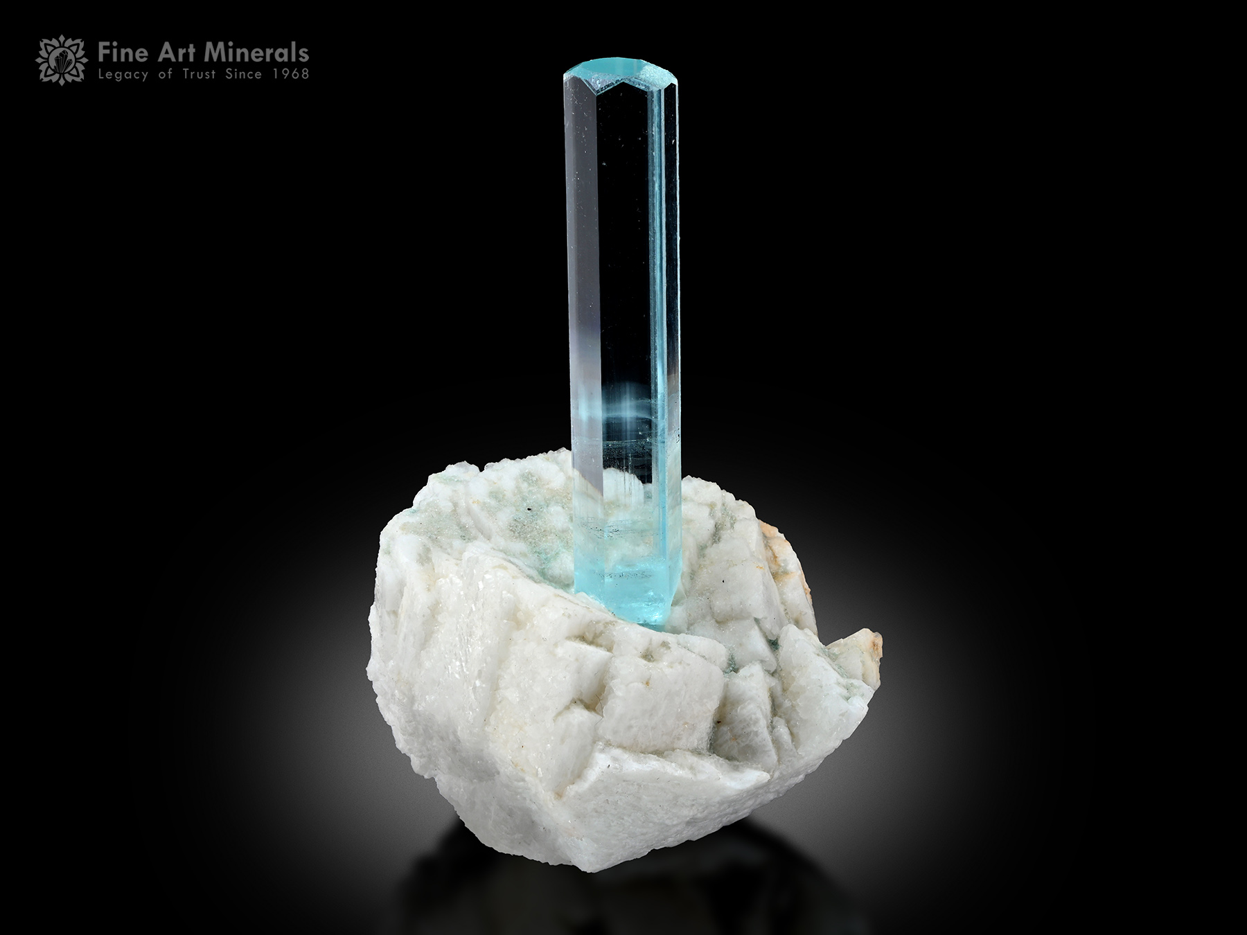Aquamarine with Feldspar from Pakistan