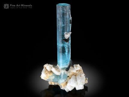 Aquamarine with Schorl from Pakistan