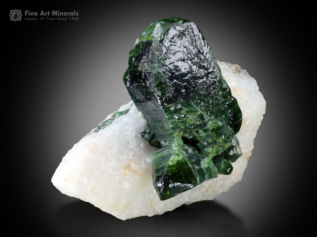 Diopside on Matrix from Afghanistan