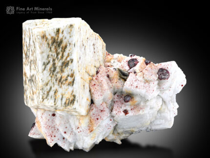 Feldspar with Spessartine Garnet from Pakistan
