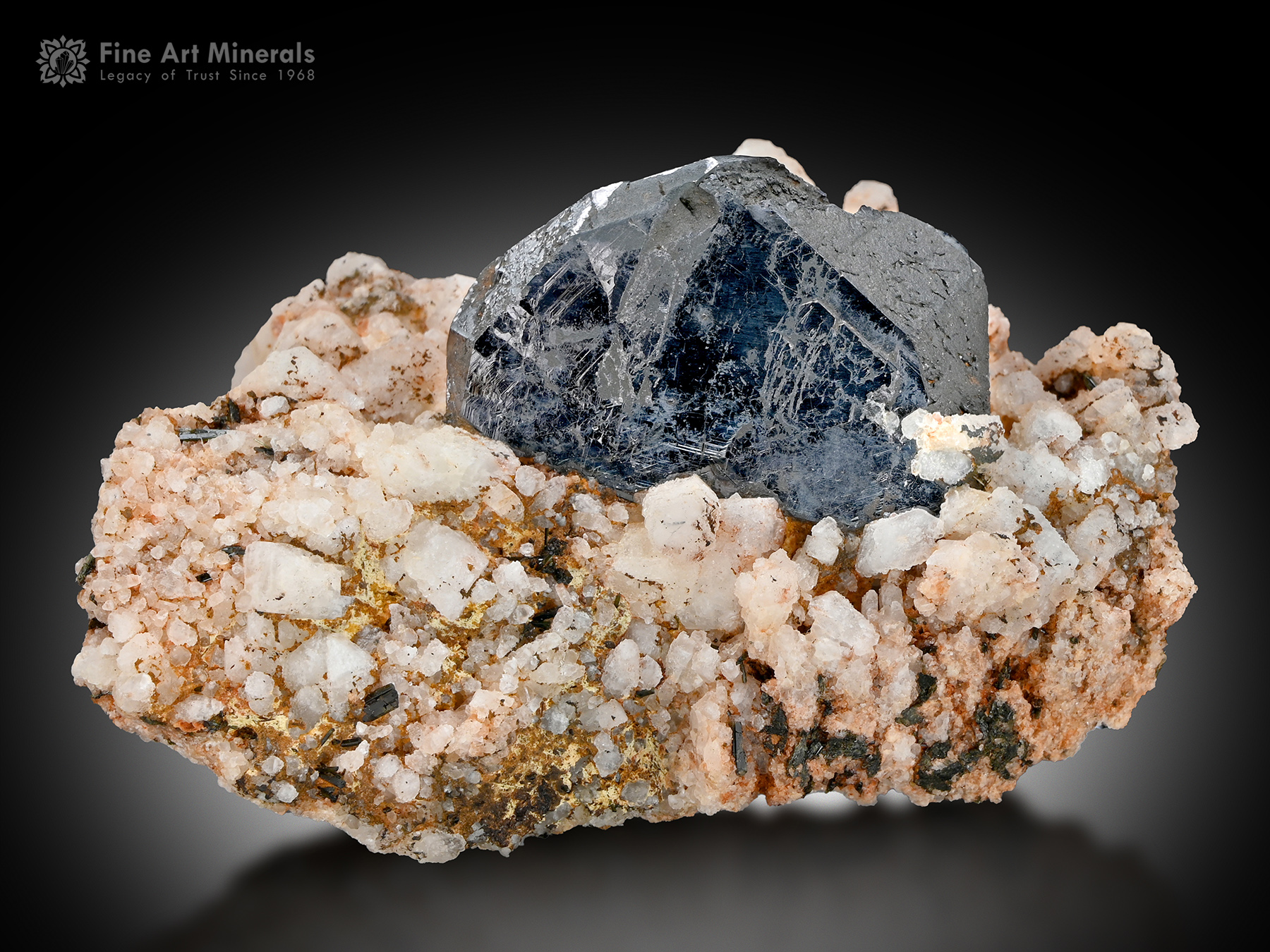 Hematite Crystal on Matrix from Pakistan