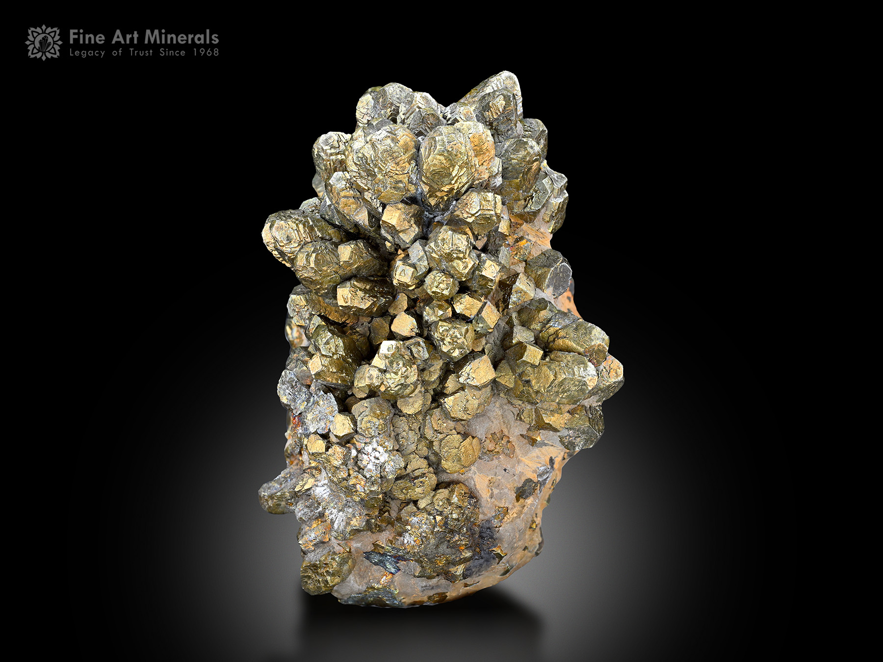 Pyrite on Matrix from Pakistan