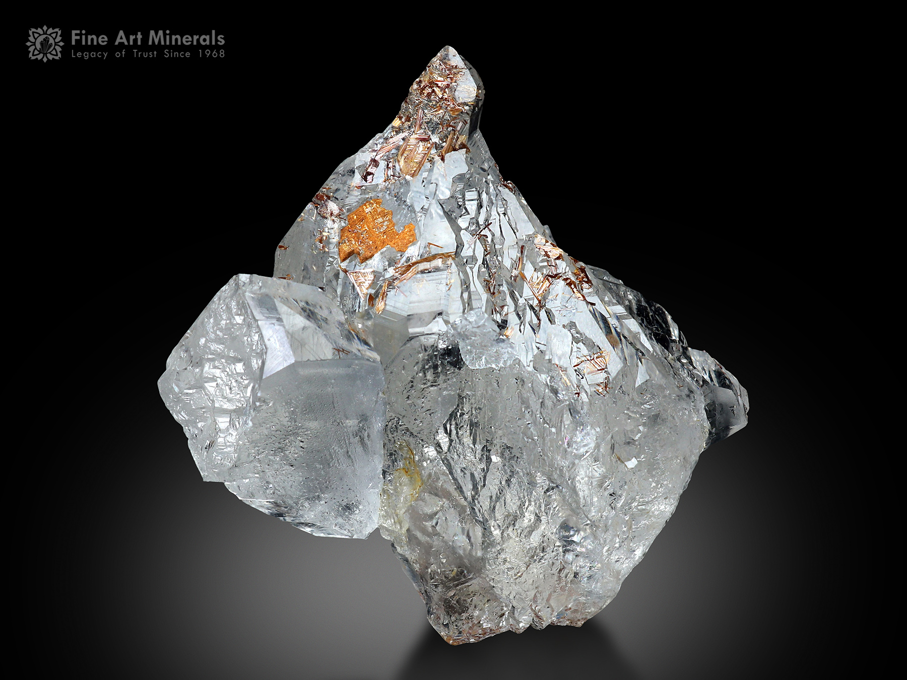 Quartz with Sagenite from Pakistan