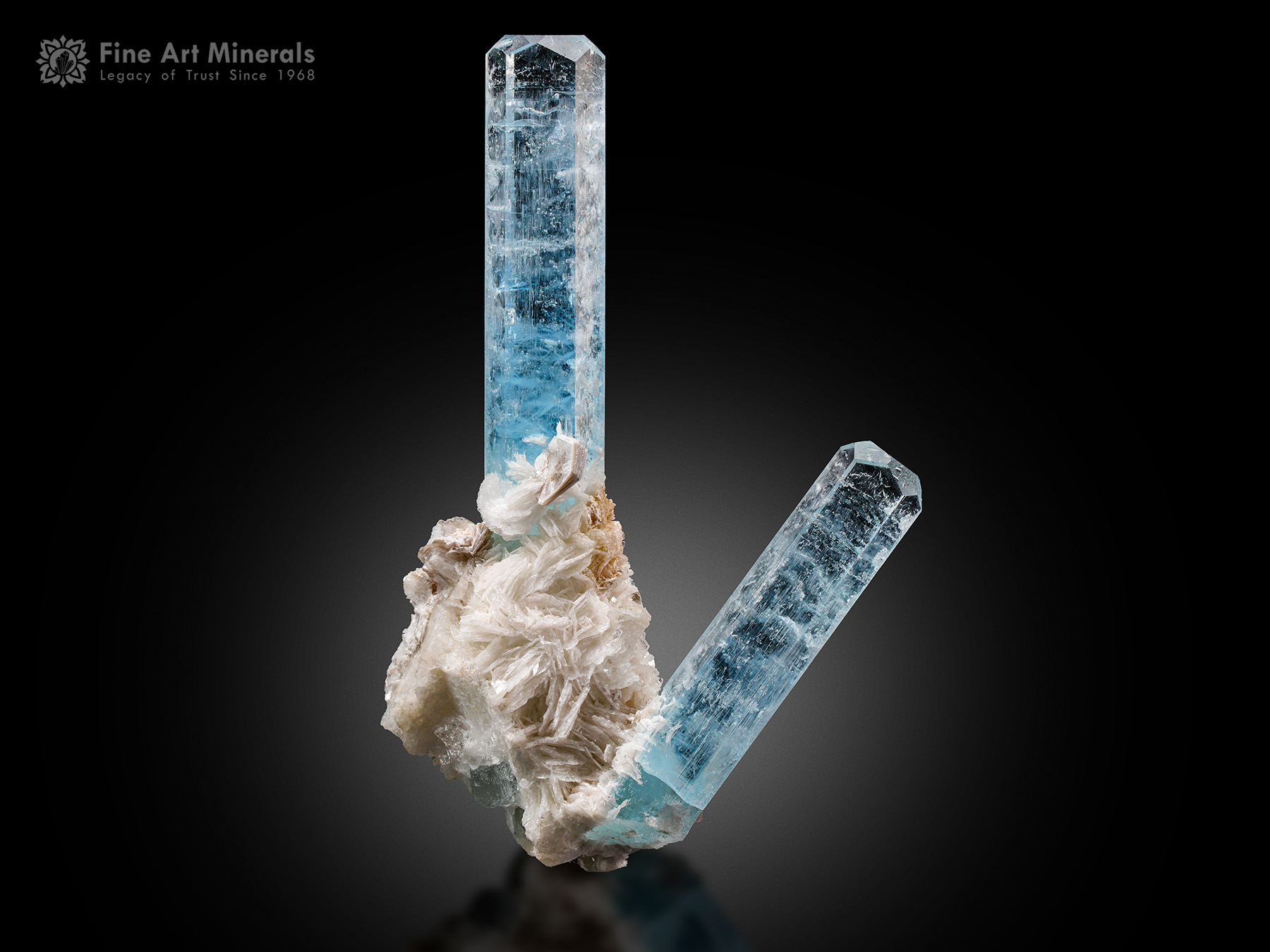 Aquamarine with Cleavelandite