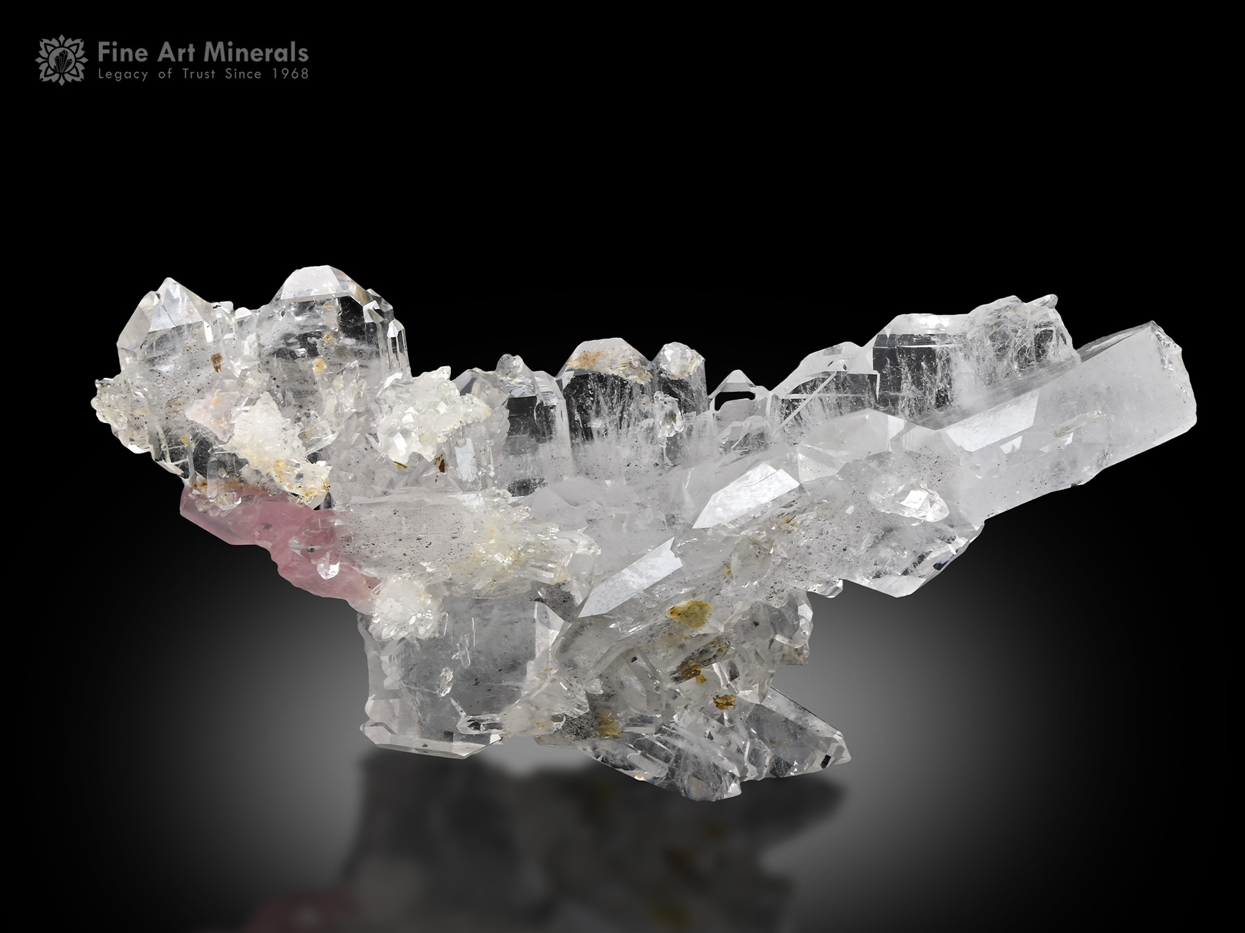 Faden Quartz with Apatite