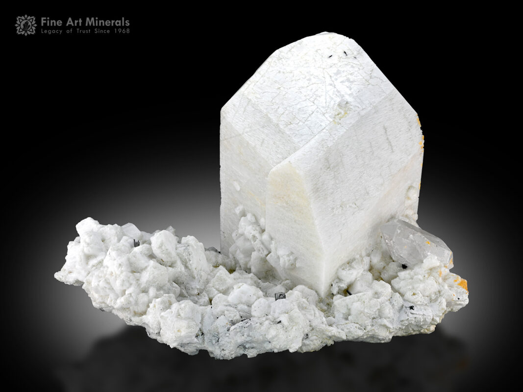 Feldspar with Quartz and Schorl