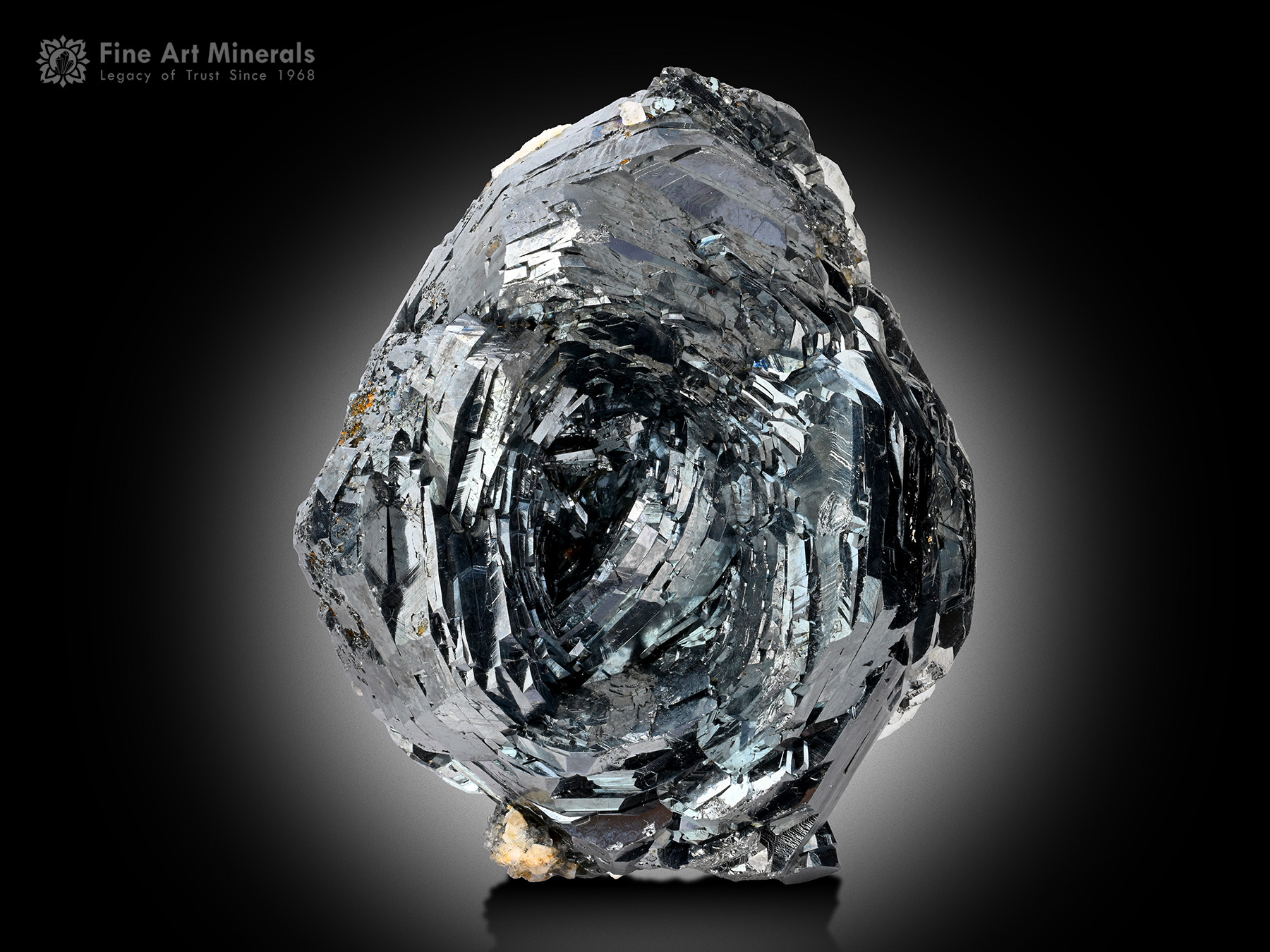 Hematite with Albite