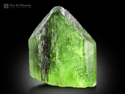 Peridot with Ludwigite from Pakistan