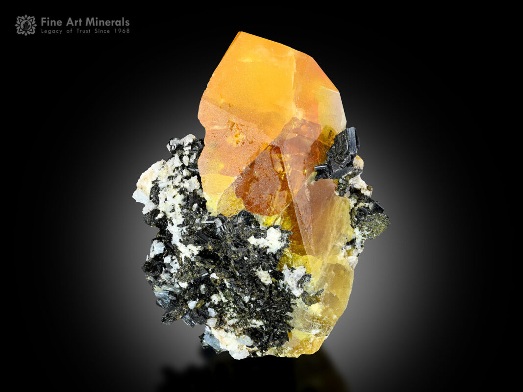 Titanite with Aegirine from Pakistan