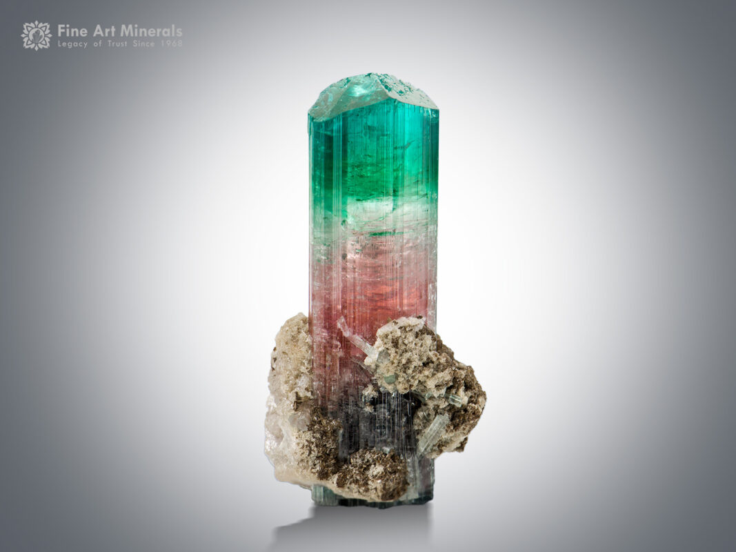 Tourmaline with Albite