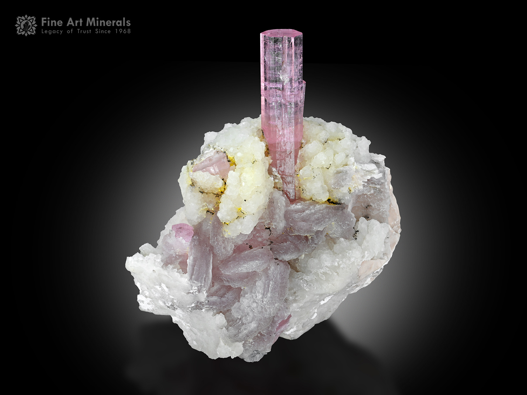 Tourmaline with Lepidolite