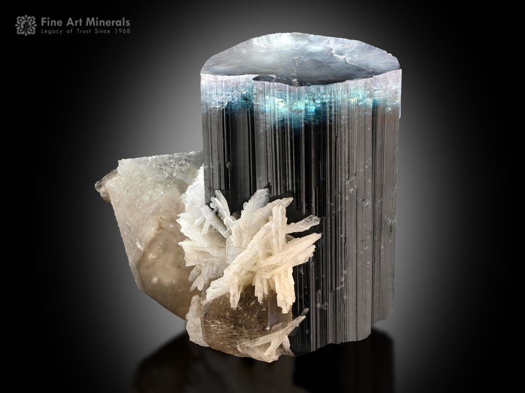 Tourmaline with Quartz and Cleavelandite