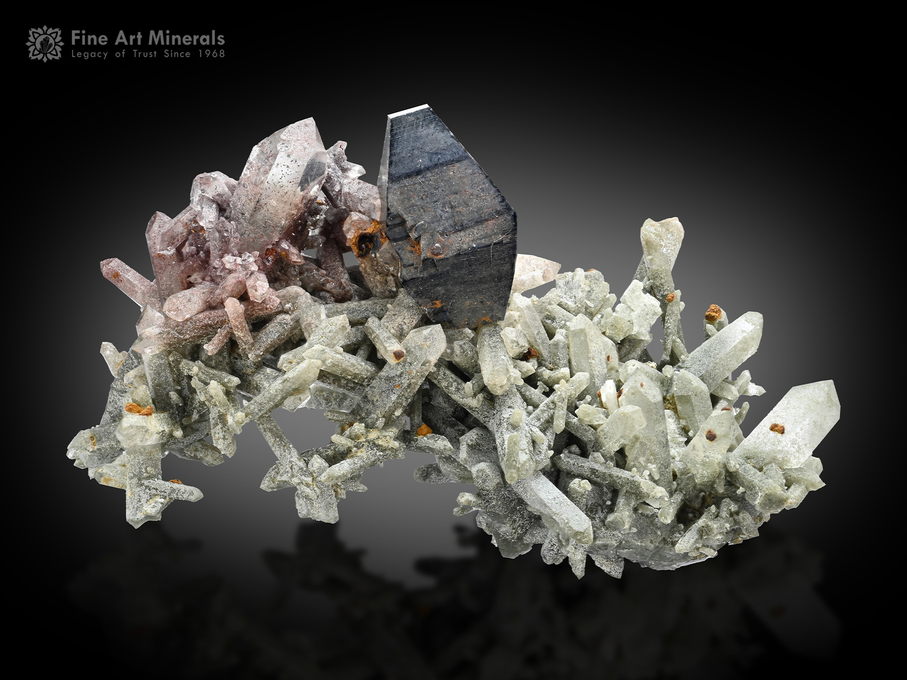 Anatase on Chlorine Quartz